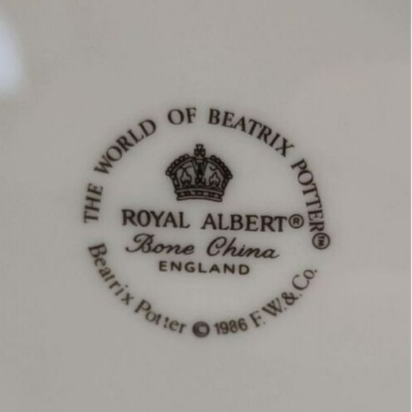 Vtg Beatrix Potter "Mr. Jeremy Fisher" Child's Bowl Made in England 1986 - Picture 6 of 9